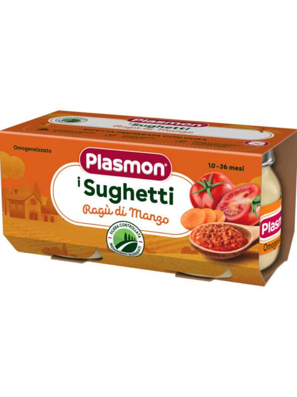 PLASMON – RUNDER BOLOGNESE SAUS 2X80GR