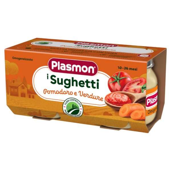 PLASMON - TOMATEN- EN GROENTENSAUS 2X80 gr