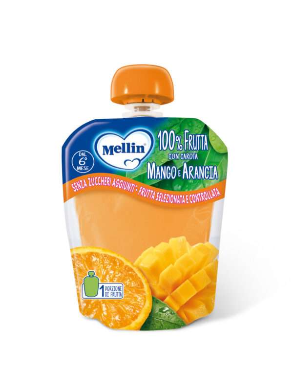 MELLIN APPELSIEN-MANGO met wortel 90G